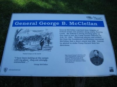 General George B. McClellan Marker image. Click for full size.