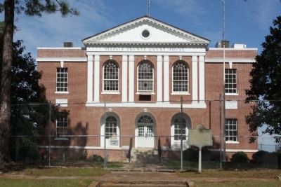 Telfair County Marker at the Courthouse. Click for full size. Telfair County Marker at the Courthouse image. Click for full size.
