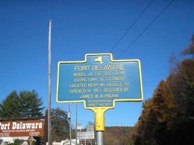 Fort Delaware Marker. Click for full size. Fort Delaware Marker image. Click for full size.