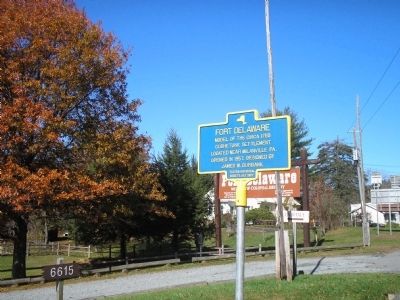 Fort Delaware Marker. Click for full size. Fort Delaware Marker image. Click for full size.