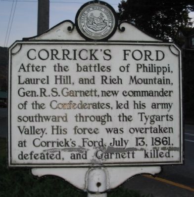Corrick's Ford Side of Marker image. Click for full size.