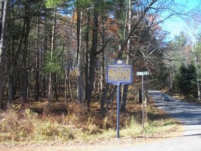 Marker on Blooming Grove Road. Click for full size. Marker on Blooming Grove Road image. Click for full size.