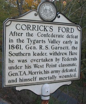 Corrick's Ford Marker image. Click for full size.