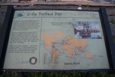 To the Farthest Port Marker. Click for full size. To the Farthest Port Marker image. Click for full size.