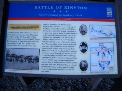 Battle of Kinston Marker image. Click for full size.