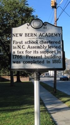 New Bern Academy Marker image. Click for full size.