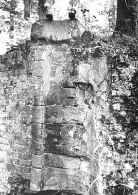 Santee Canal flood gate pintel for Lock #2 image. Click for full size.
