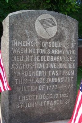 Soldiers of Washington's Army Memorial. Click for full size. Soldiers of Washington's Army Memorial image. Click for full size.