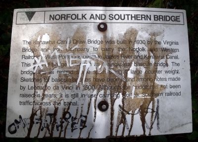Norfolk and Southern Bridge Marker image. Click for full size.