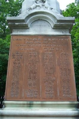 Montgomery County Civil War Memorial. Click for full size. Montgomery County Civil War Memorial image. Click for full size.