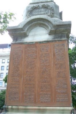 Montgomery County Civil War Memorial. Click for full size. Montgomery County Civil War Memorial image. Click for full size.