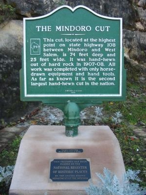 The Mindoro Cut Marker image. Click for full size.