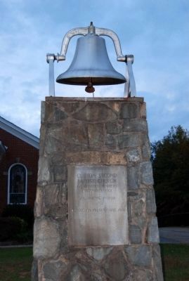 Bell at Clifton Second Baptist Church image. Click for full size.