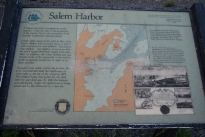 Salem Harbor Marker. Click for full size. Salem Harbor Marker image. Click for full size.