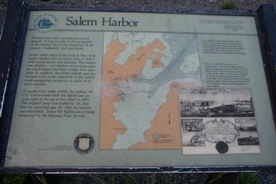 Salem Harbor Marker image. Click for full size.