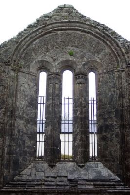 Historic Kilfenora / Cill Fhionnrach Stairiil Cathedal East Window image. Click for full size.