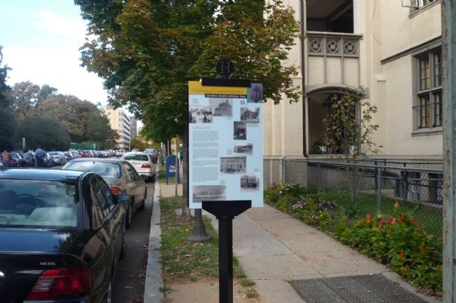 College Hill Marker -15th Street, NW, image. Click for full size.