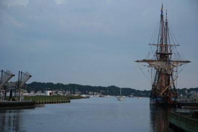 Salem Harbor Marker. Click for full size. Salem Harbor Marker image. Click for full size.
