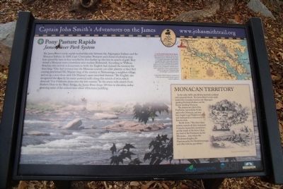 Pony Pasture Rapids Marker. Click for full size. Pony Pasture Rapids Marker image. Click for full size.