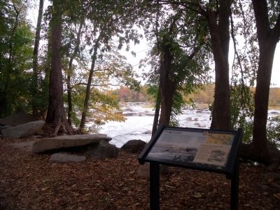 Pony Pasture Rapids facing upriver. image. Click for full size.