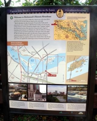 Welcome to Richmond’s Historic Riverfront Marker. Click for full size. Welcome to Richmond’s Historic Riverfront Marker image. Click for full size.