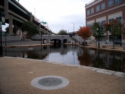 The Canal at Shockoe Slip.. Click for full size. The Canal at Shockoe Slip. image. Click for full size.