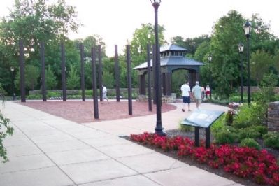 Symbols of Steel Sculpture Garden and Marker. Click for full size. Symbols of Steel Sculpture Garden and Marker image. Click for full size.