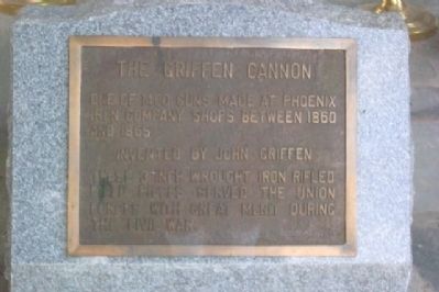 The Griffen Cannon and Memorial image. Click for full size.