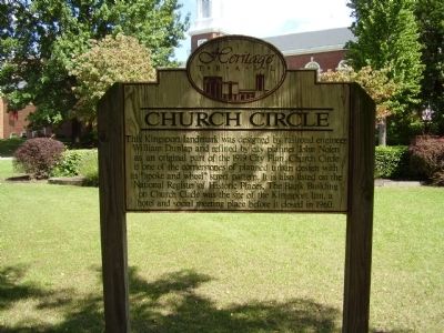 Church Circle Marker image. Click for full size.