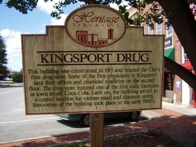 Kingsport Drug Marker image. Click for full size.