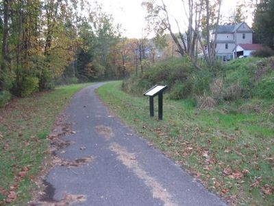 Marker along the Allegheny Highlands Trail image. Click for full size.