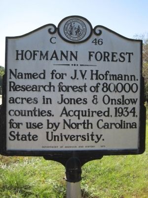Hofmann Forest Marker image. Click for full size.