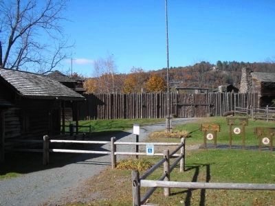 Front Gate of Fort Delaware image. Click for full size.