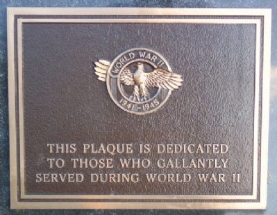 Phoenixville War Memorial World War II Marker. Click for full size. Phoenixville War Memorial World War II Marker image. Click for full size.