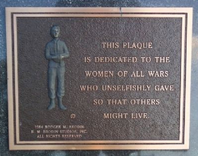 Phoenixville War Memorial Womens' Marker. Click for full size. Phoenixville War Memorial Womens' Marker image. Click for full size.