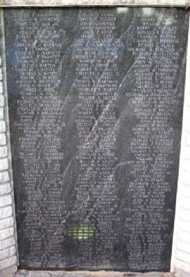 Phoenixville War Memorial Vietnam Roll of Honor. Click for full size. Phoenixville War Memorial Vietnam Roll of Honor image. Click for full size.