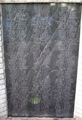 Phoenixville War Memorial Vietnam Roll of Honor image. Click for full size.