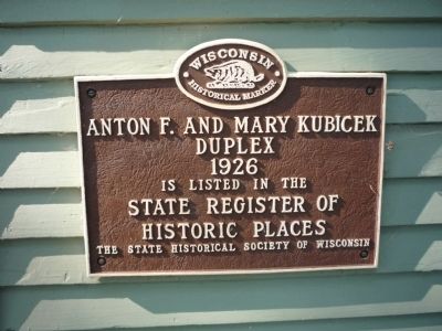 Anton F. and Mary Kubicek Duplex Marker image. Click for full size.