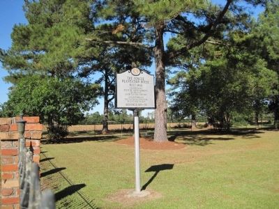 The Foscue Plantation House Marker image. Click for full size.