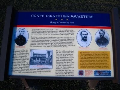 Confederate Headquarters Marker image. Click for full size.
