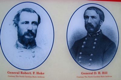 Generals Robert F. Hoke and D. H. Hill image. Click for full size.