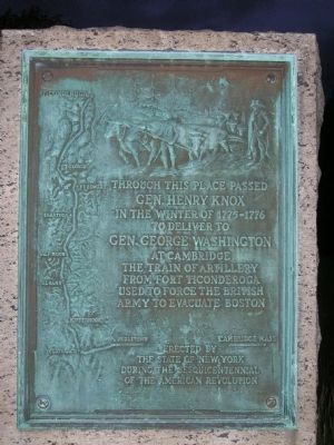Gen. Henry Knox Trail Marker NY-25 Schodack, NY. Click for full size. Gen. Henry Knox Trail Marker NY-25 Schodack, NY image. Click for full size.