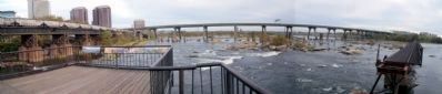View of Richmond and the the James River. Click for full size. View of Richmond and the the James River image. Click for full size.