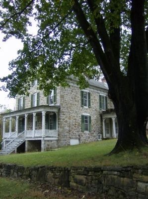 Prather House (ca. 1840) at Four Locks image. Click for full size.