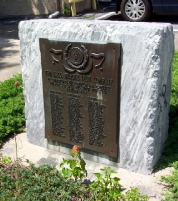 The E. & G. Brooke Iron Company World War II Memorial image. Click for full size.