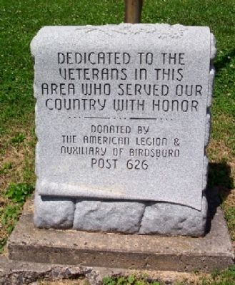 American Legion Post 626 Veterans Memorial image. Click for full size.