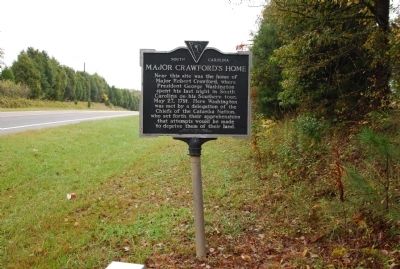 Major Crawford's Home Marker image. Click for full size.