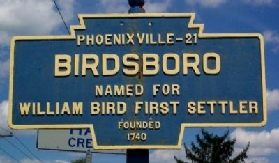 Birdsboro Marker image. Click for full size.