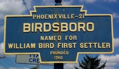 Birdsboro Marker image. Click for full size.