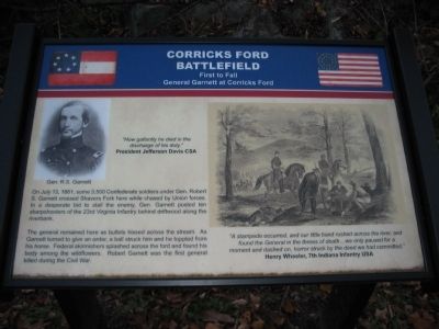 Corricks Ford Battlefield Marker image. Click for full size.